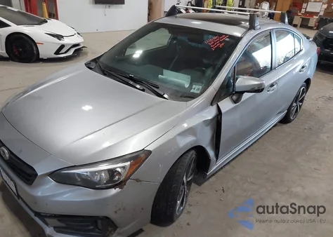 2021 Subaru Impreza Sport из США, поврежденный, VIN 4S3GKAM65M3605066